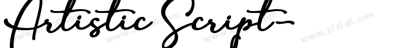 Artistic Script字体转换